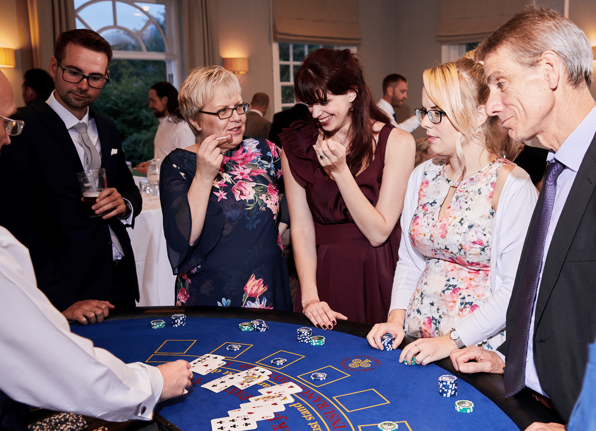 Blackjack Hire Wiltshire New 6 Screenshot of Fun Casino game interface with roulette and chips