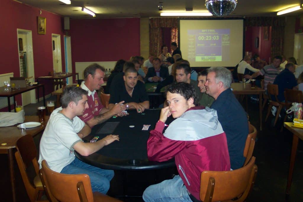 Poker game in action back in 2006