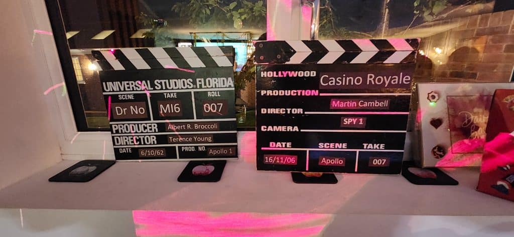 Fun Casinio Hire Trowbridge 007 Clapper Boards